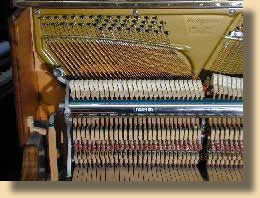 m&eacute;canique d'un piano droit